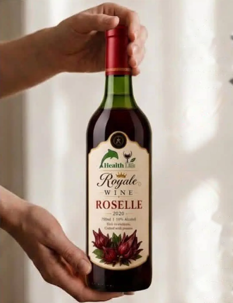 Royale Roselle 2020 Philippine roselle fruit wine, 750ml bottle
