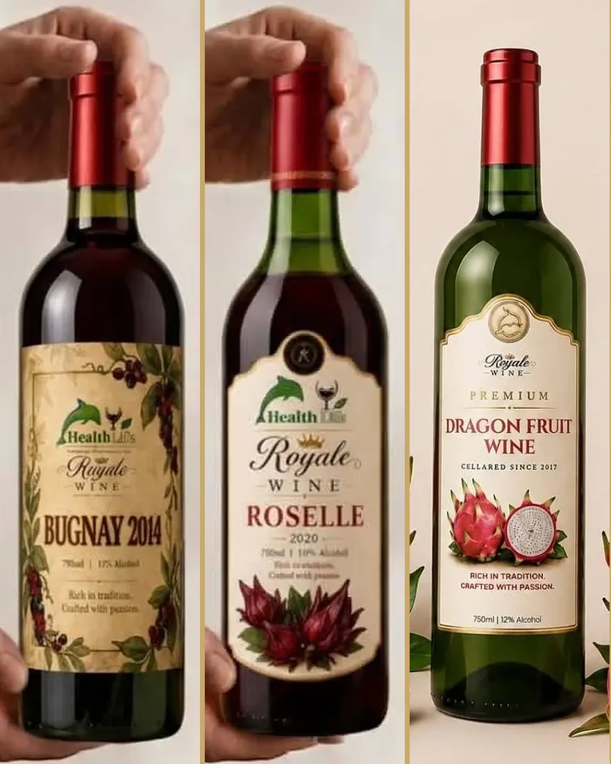 The Royale Trilogy — Bugnay 2014, Roselle 2020 and Dragon Fruit Wine